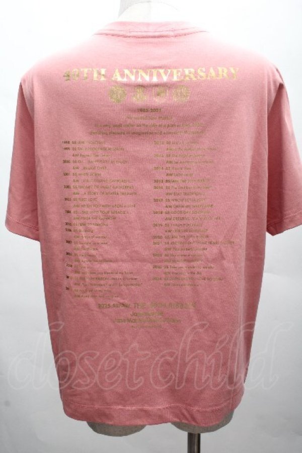 画像2: Jane Marple / 40THアニバーサリーティーシャツ R ピンク S-26-04-07-041-JM-TO-AS-ZS (2)