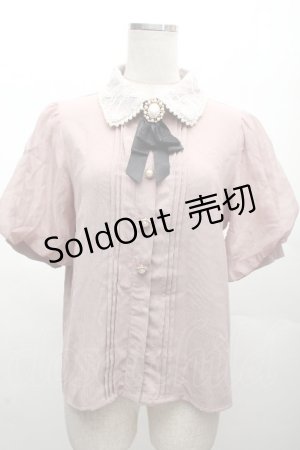 画像: Rojita / レース襟ブラウス  ピンク S-26-04-07-042-LO-TO-AS-ZS