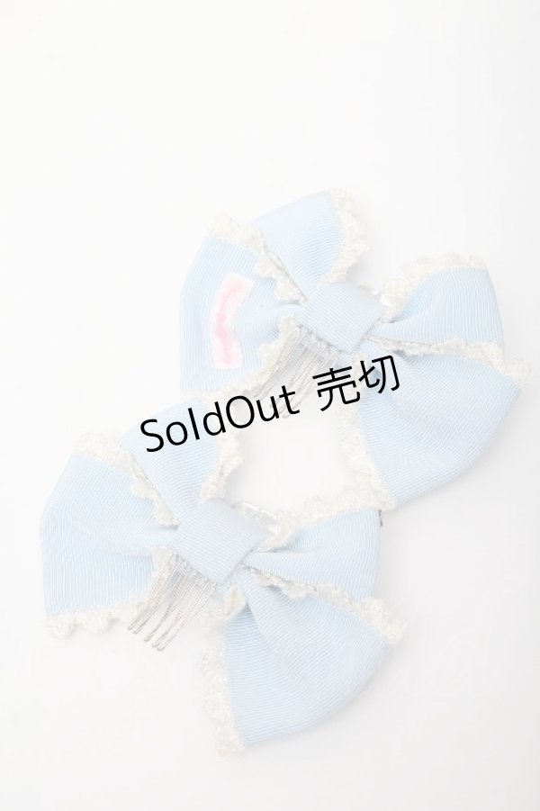 画像2: Angelic Pretty / きらきらビジューコーム  サックス S-26-04-07-005-AP-AC-AS-ZS (2)