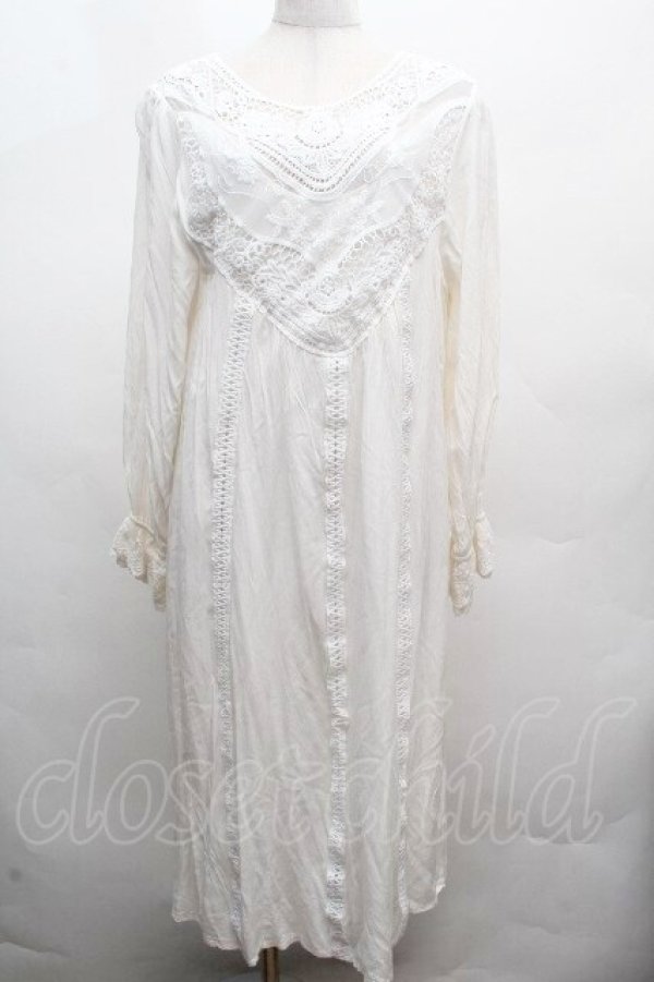 画像1: LOLITA / ワンピース  白 S-26-04-07-046-LO-OP-AS-ZS (1)