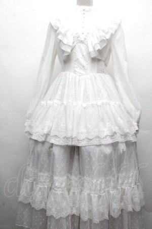 画像: Hoshibako Works / リトルグレイスワンピース  白 S-26-04-07-047-LO-TO-HR-ZS