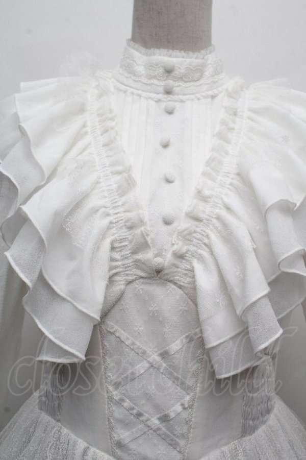 画像4: Hoshibako Works / リトルグレイスワンピース  白 S-26-04-07-047-LO-TO-HR-ZS (4)