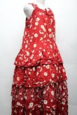 画像3: PINK HOUSE / ひなぎくプリントキャミソールワンピース  赤 S-26-04-07-050-LO-OP-HR-ZS (3)