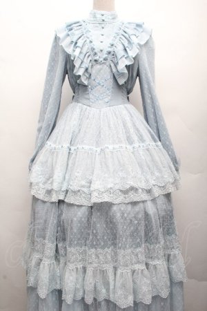 画像: Hoshibako Works / リトルグレイスワンピース  サックス S-26-04-07-051-LO-TO-HR-ZS