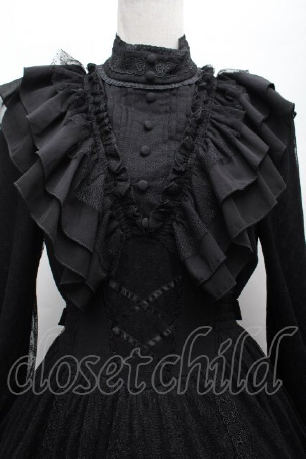 画像4: Hoshibako Works / リトルグレイスワンピース  黒 S-26-04-07-052-LO-TO-HR-ZS (4)