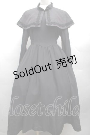 画像: MIHO MATSUDA / ワンピース・ビアズ  黒 S-26-04-07-055-GO-OP-HR-ZS