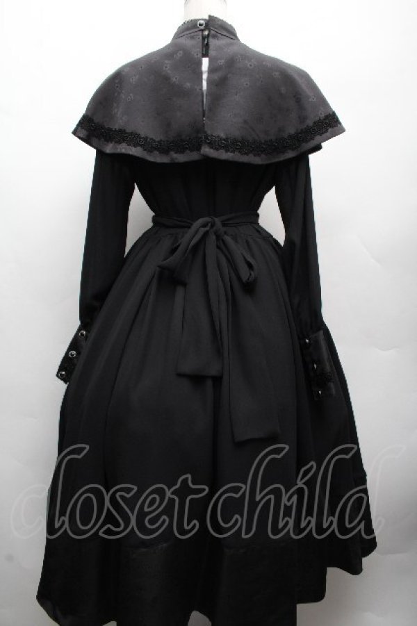 画像2: MIHO MATSUDA / ワンピース・ビアズ  黒 S-26-04-07-055-GO-OP-HR-ZS (2)