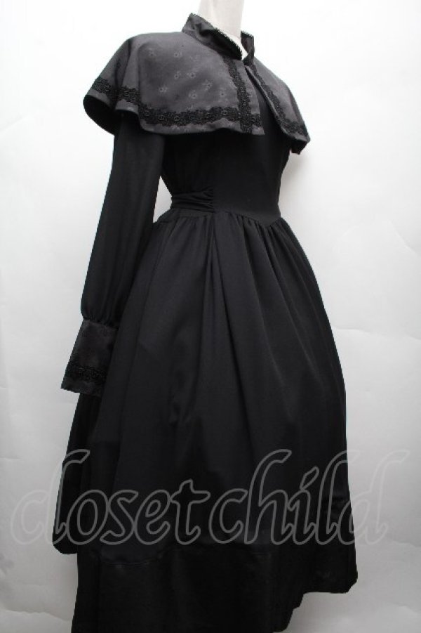 画像3: MIHO MATSUDA / ワンピース・ビアズ  黒 S-26-04-07-055-GO-OP-HR-ZS (3)