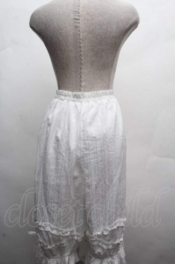 画像2: LOLITA / ドロワーズ  白 S-26-04-07-056-LO-PA-AS-ZS (2)