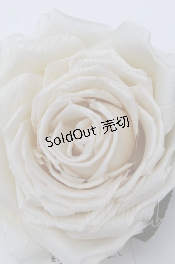 画像3: PINK HOUSE / ホワイトローズコサージュ  白 S-26-04-07-008-LO-ZA-HR-ZS (3)