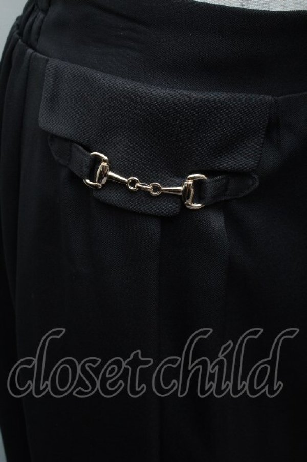 画像4: axes femme / ビット付フレアスカート  黒 S-26-04-07-061-AX-SK-AS-ZS (4)