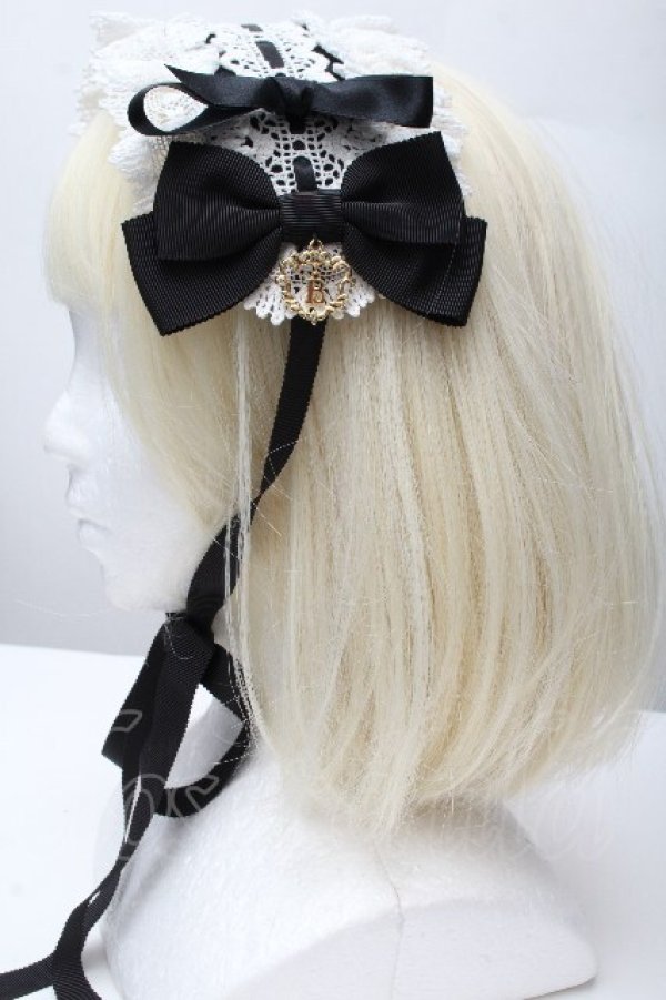 画像2: BABY,THE STARS SHINE BRIGHT / プリンセスドロップヘッドドレス  黒 S-26-04-07-009-BA-AC-AS-ZS (2)