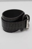 画像3: h.NAOTO / ベルトブレスレット  黒 S-26-04-07-001-HN-AC-AS-ZS (3)