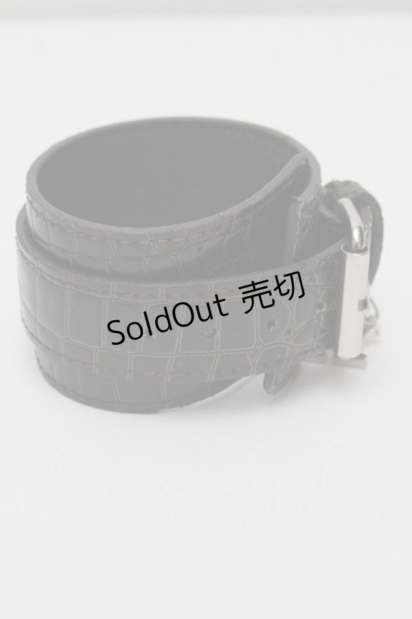 画像3: h.NAOTO / ベルトブレスレット  黒 S-26-04-07-001-HN-AC-AS-ZS (3)