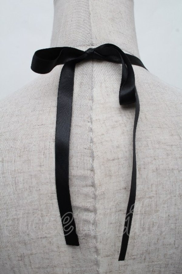 画像2: MILK / パールチョーカー  オフｘ黒 S-26-04-07-022-ML-AC-AS-ZS (2)