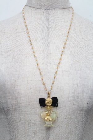 画像: Q-pot. / アリスのパフュームボトルネックレス  ゴールド S-26-04-07-024-QP-AC-AS-ZS