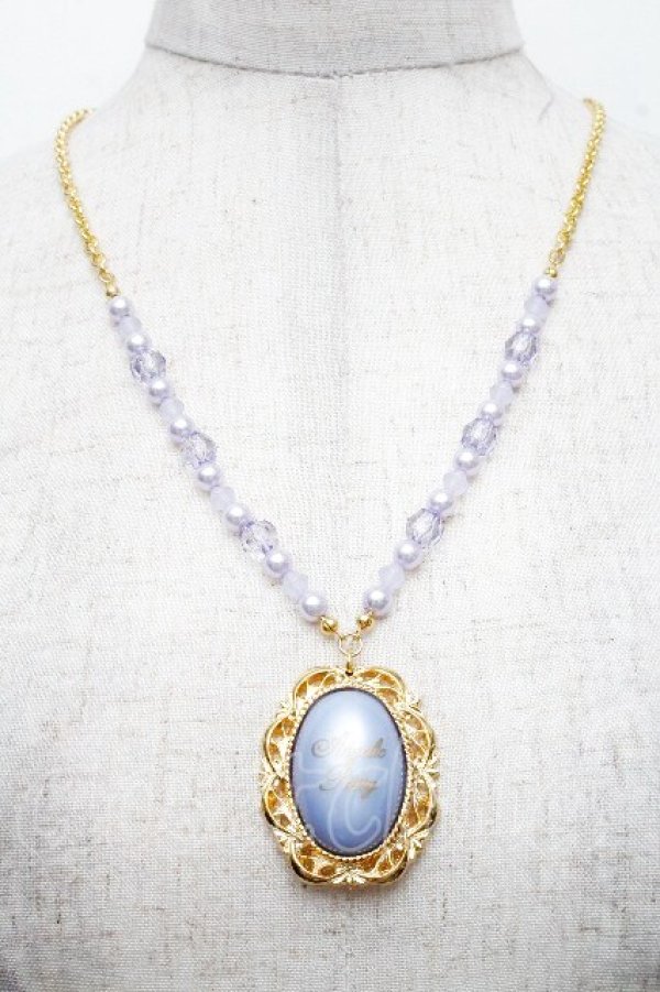 画像1: Angelic Pretty / カメオウィンドウネックレス  ラベンダー S-26-04-07-025-AP-AC-HR-ZS (1)