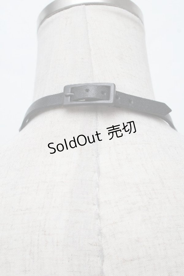 画像2: CIVARIZE / クロスチャームチョーカー  黒 S-26-04-07-026-GO-AC-AS-ZS (2)