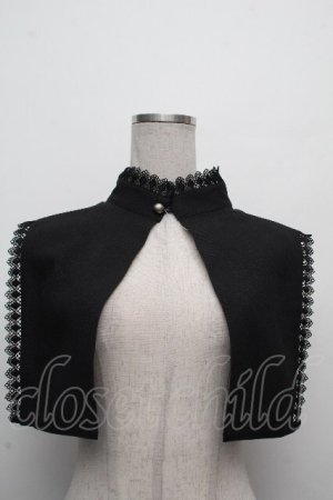 画像: MIHO MATSUDA / つけ襟(クロス) F ブラック S-26-04-07-004-GO-ZA-TE-ZS