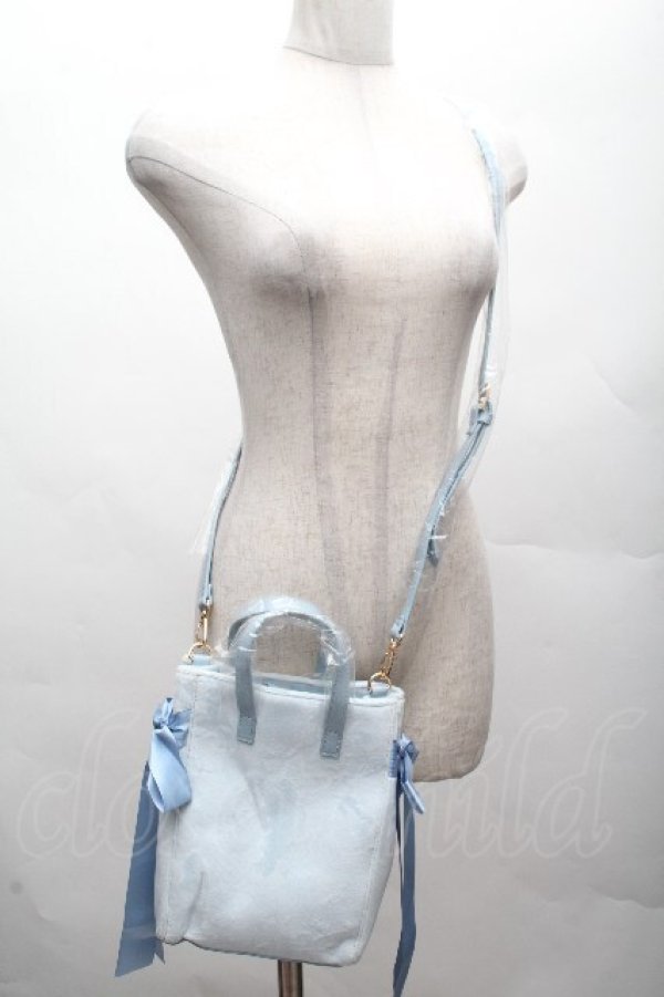 画像2: Maison de FLEUR / シナモロール　ショルダーバッグ  サックス S-26-04-07-036-LO-BG-HR-ZS (2)