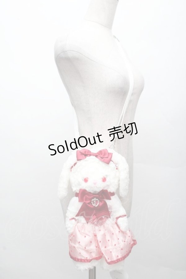 画像3: BABY,THE STARS SHINE BRIGHT / 〜Bon anniversaire〜ずっといっしょ Ma petite Lotteなうさくみゃちゃんポシェット  白ｘ赤 S-26-04-07-037-BA-BG-HR-ZS (3)