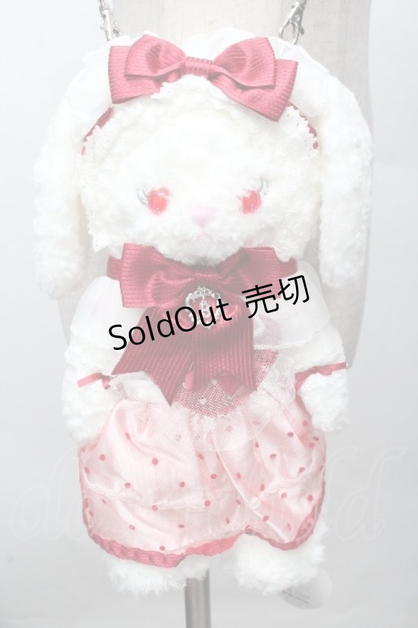 画像1: BABY,THE STARS SHINE BRIGHT / 〜Bon anniversaire〜ずっといっしょ Ma petite Lotteなうさくみゃちゃんポシェット  白ｘ赤 S-26-04-07-037-BA-BG-HR-ZS (1)