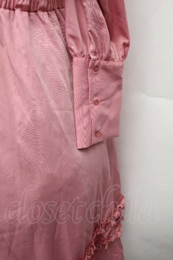 画像4: FLC / MINA*ケープワンピース 3L ピンク S-26-04-09-027-LO-OP-HR-ZS (4)