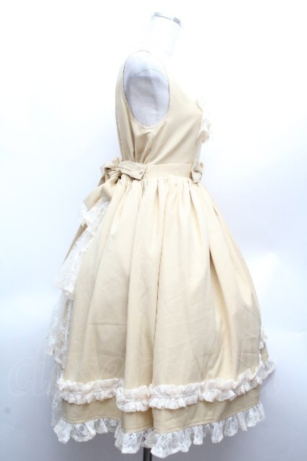 画像2: axes femme kawaii / オリビアジャンパースカート  イエロー S-26-04-09-030-AX-OP-HR-ZS (2)