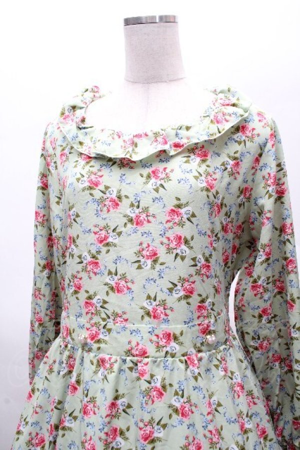 画像5: FCL / 星名桜子コラボ ワンピース  グリーン S-26-04-09-031-LO-OP-HR-ZS (5)