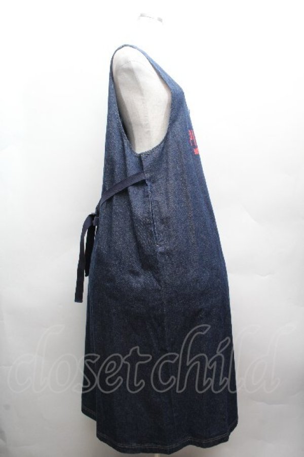 画像3: PINK HOUSE / PINK HOUSE×HELLO KITTYジャンパースカート  青 S-26-04-09-034-LO-OP-AS-ZS (3)