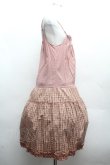 画像2: PINK HOUSE / インナーワンピース  ピンクｘブラウン S-26-04-09-036-LO-OP-AS-ZS (2)