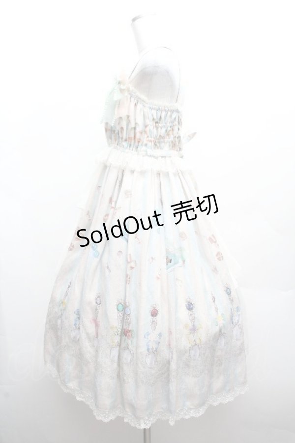 画像4: ALICE and the PIRATES / 幸せのシルバースプーン 12ヶ月の贈り物 ジャンパースカートII型  オフｘサックス S-26-04-09-037-PA-OP-AS-ZS (4)