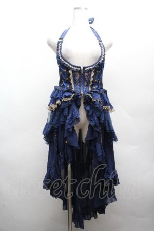 画像: Hoshibako Works / スカーレットステラビスチェ  紺 S-26-04-09-038-LO-JA-HR-ZS