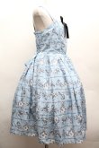 画像3: axes femme kawaii / アリス柄ワンピース  サックス S-26-04-09-039-AX-OP-HR-ZS (3)