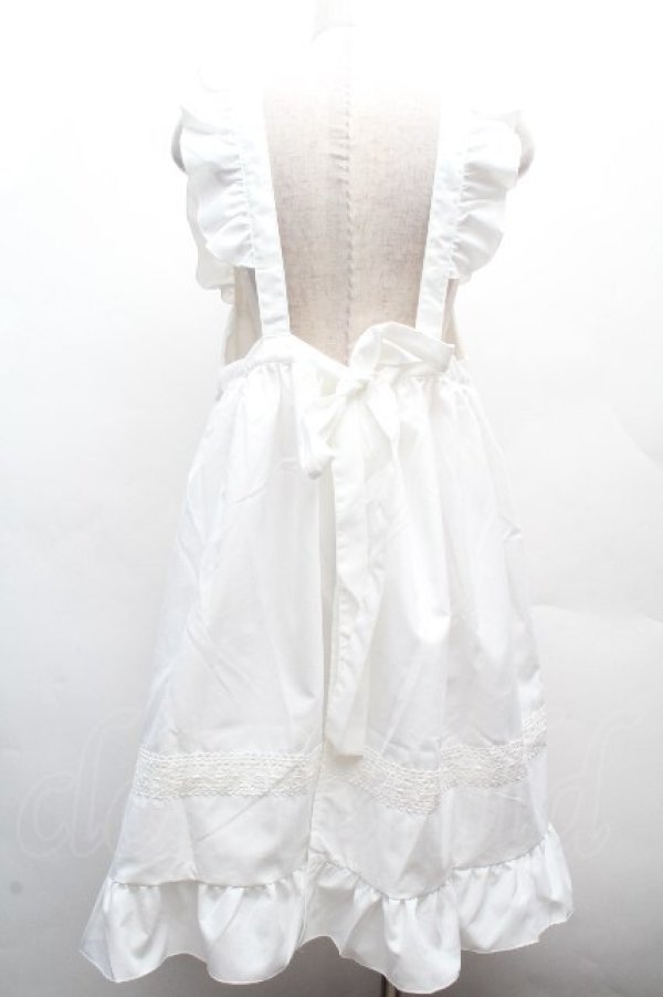 画像4: Avail / My dear little chefクマフリルエプロン  白 S-26-04-09-044-GO-OP-AS-ZS (4)