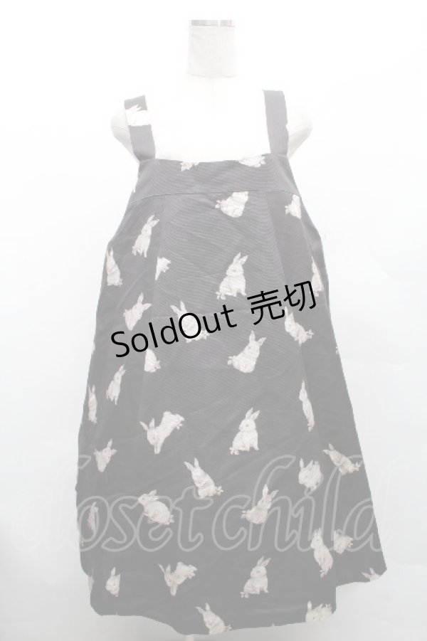 画像1: Franche Lippee / うさぎワンピース  黒 S-26-04-09-047-LO-OP-AS-ZS (1)