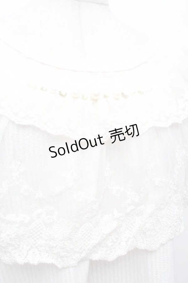 画像2: axes femme / ロマンティックレースプルオーバー M アイボリー S-26-04-09-006-AX-TO-TE-ZS (2)