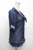 画像3: axes femme kawaii / 2WAYセーラーブラウス M キナリ S-26-04-09-008-AX-BL-TE-ZS (3)