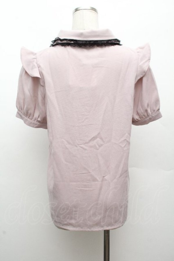 画像4: Rojita / 前立てフリルブラウス  ピンク S-26-04-09-009-LO-BL-HR-ZS (4)