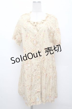 画像: PINK HOUSE / フェリーチェパッチワークワンピース  イエロー S-26-04-09-012-LO-OP-AS-ZS