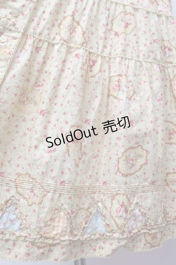画像2: PINK HOUSE / フェリーチェパッチワークワンピース  イエロー S-26-04-09-012-LO-OP-AS-ZS (2)