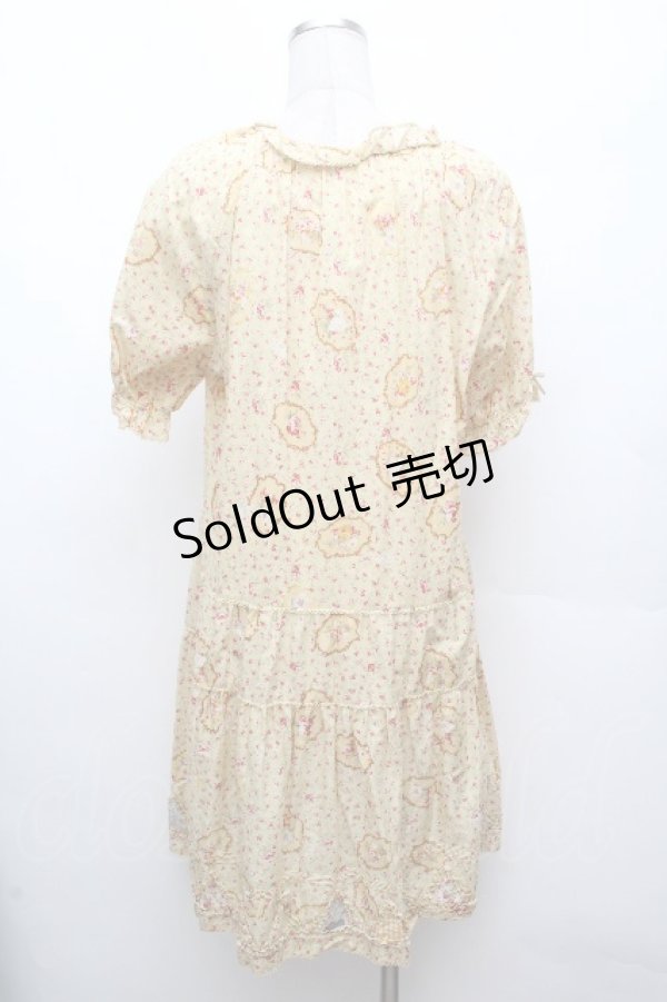 画像4: PINK HOUSE / フェリーチェパッチワークワンピース  イエロー S-26-04-09-012-LO-OP-AS-ZS (4)