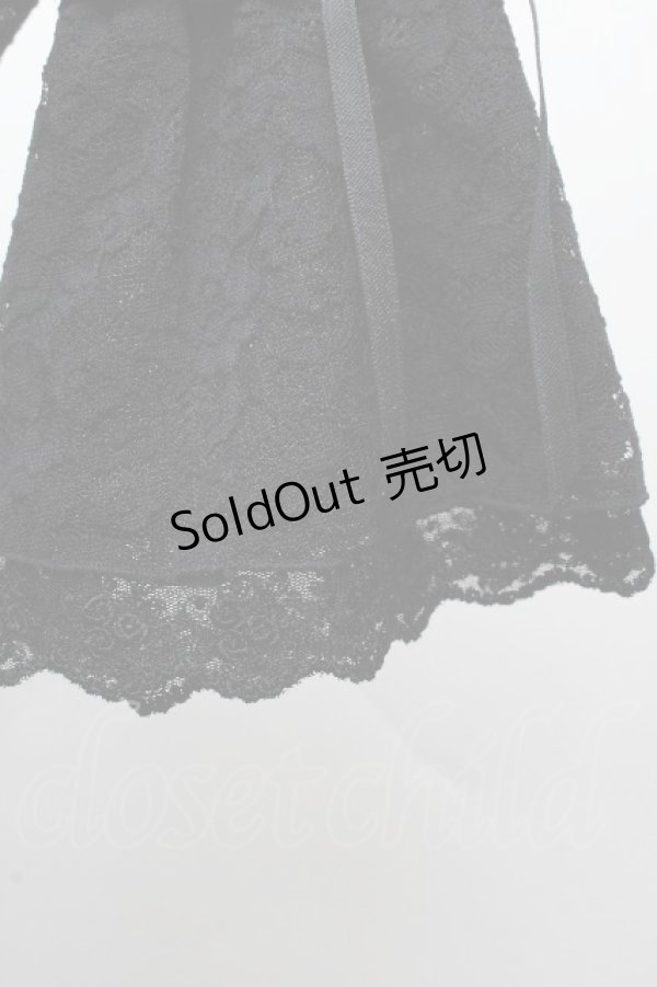 画像4: Moi-meme-Moitie / ローズフレアスリーブカットソー  黒 S-26-04-09-019-MO-TO-HR-ZS (4)