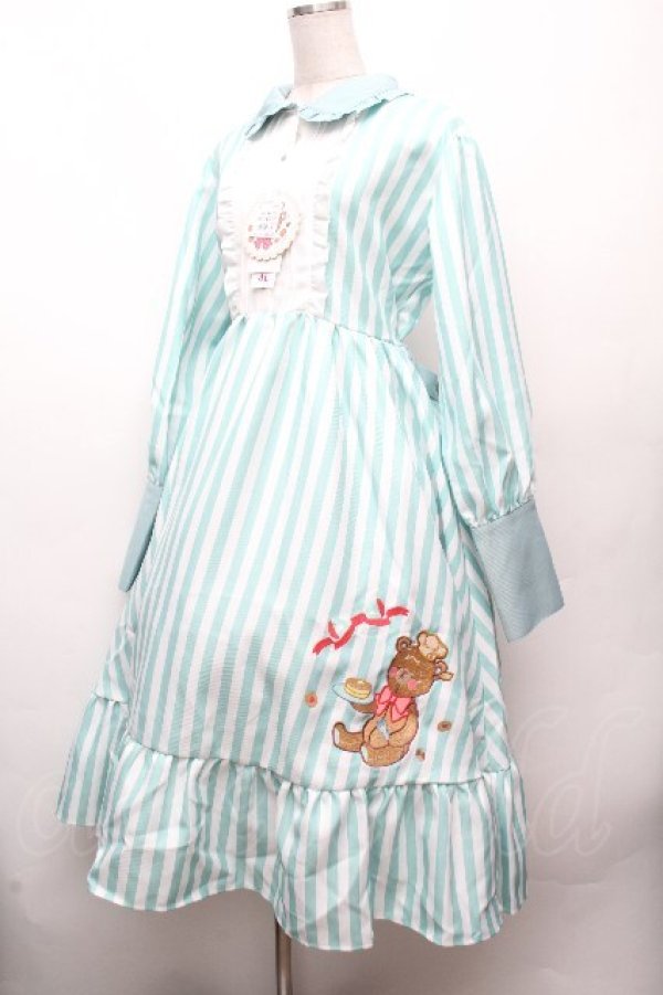画像2: Avail / My dear little chefスソクマワンピース 4L ミント S-26-04-09-024-GO-OP-AS-ZS (2)