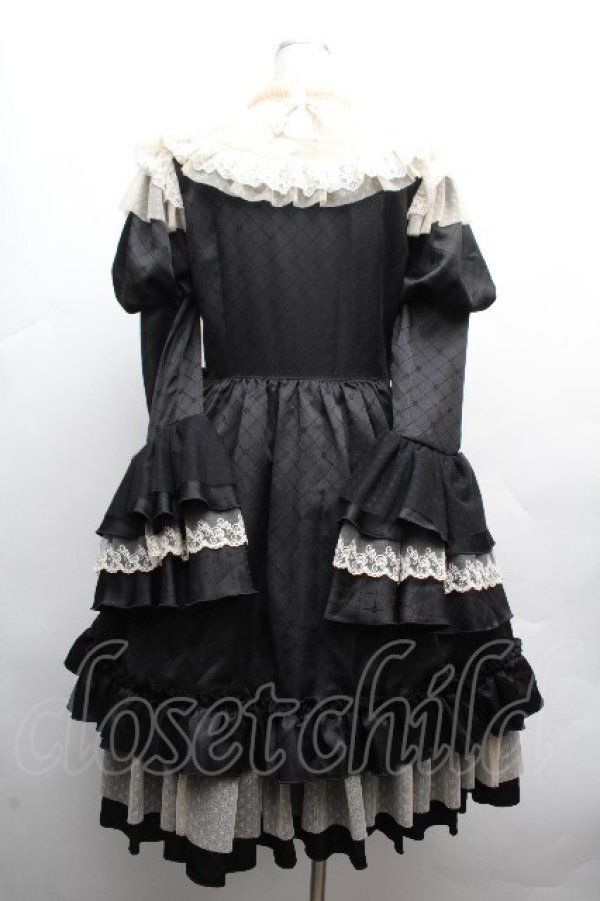 画像4: Hoshibako Works / ブライトプリンセス ドレス ワンピース  黒 S-26-04-10-041-LO-OP-HR-ZS (4)