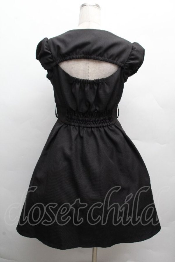 画像5: NIBBLE POISON / カットアウトデザインミニワンピース  黒 S-26-04-10-042-0-OP-HR-ZS (5)