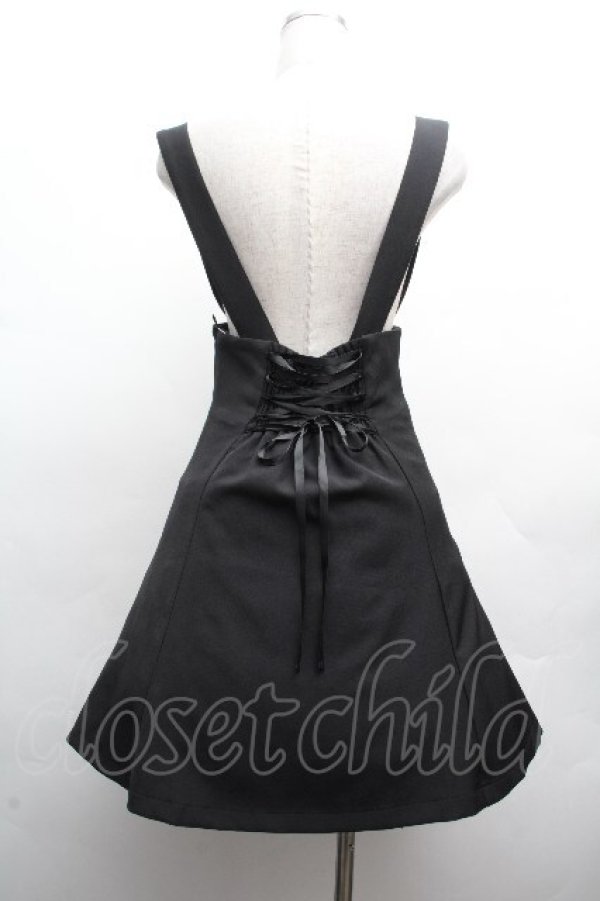 画像3: Ank Rouge / パールボタンスカート  黒 S-26-04-10-045-CA-SK-AS-ZS (3)