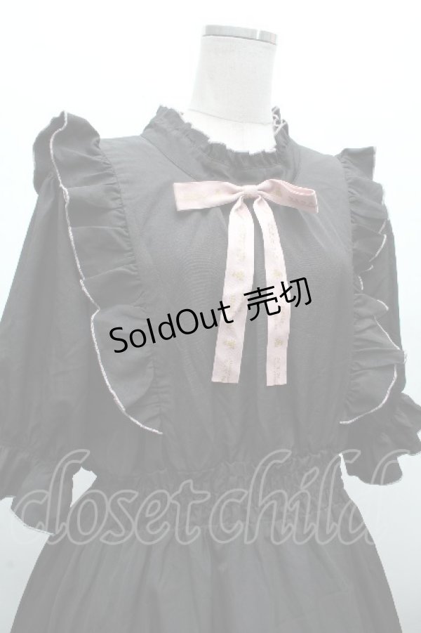 画像4: m petit by misako / NINA'SコラボAMハイショクメローワンピース 3L 黒 S-26-04-10-046-LO-OP-HR-ZS (4)