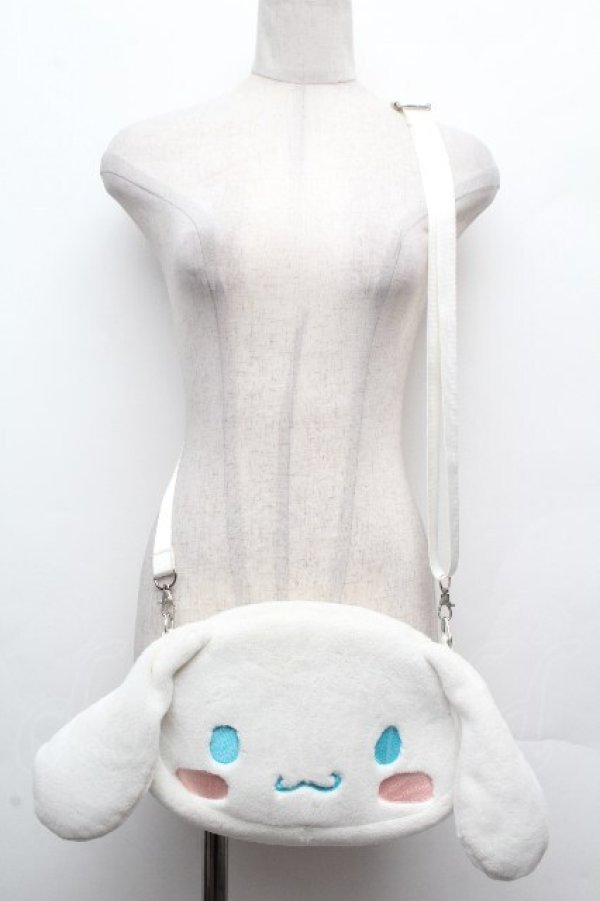 画像1: サンリオ / シナモロールポシェット  白 S-26-04-10-006-EL-AC-HR-ZS (1)