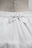 画像3: m petit by misako / サテンキリカエペチスカート L 白 S-26-04-10-049-LO-SK-HR-ZS (3)